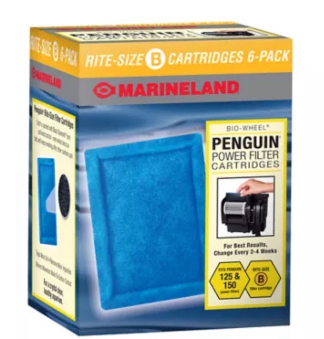 Penguin Filter Marineland® Penguin Rite Size B Power Filter Cartridges 3 Boxes