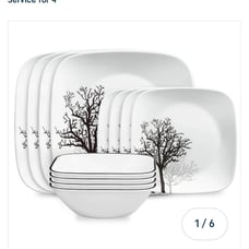 CORELLE - 16pc Timber Shadows Set