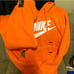 Nike orange jogger set men’s