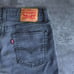 Levi’s 511 Wolf Grey Essential Skater Streetwear Grunge Denim Jeans