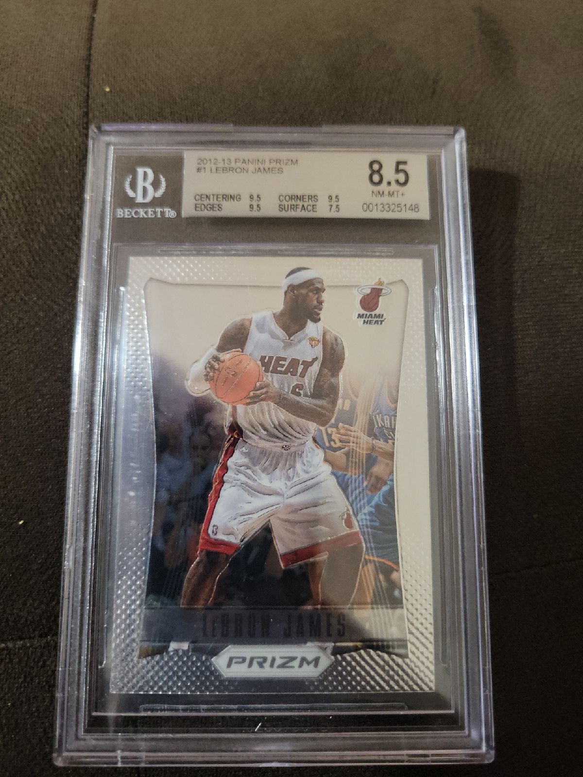 2012 Prizm Lebron James Heat