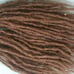 double ended brown dreadlocks yarn beads