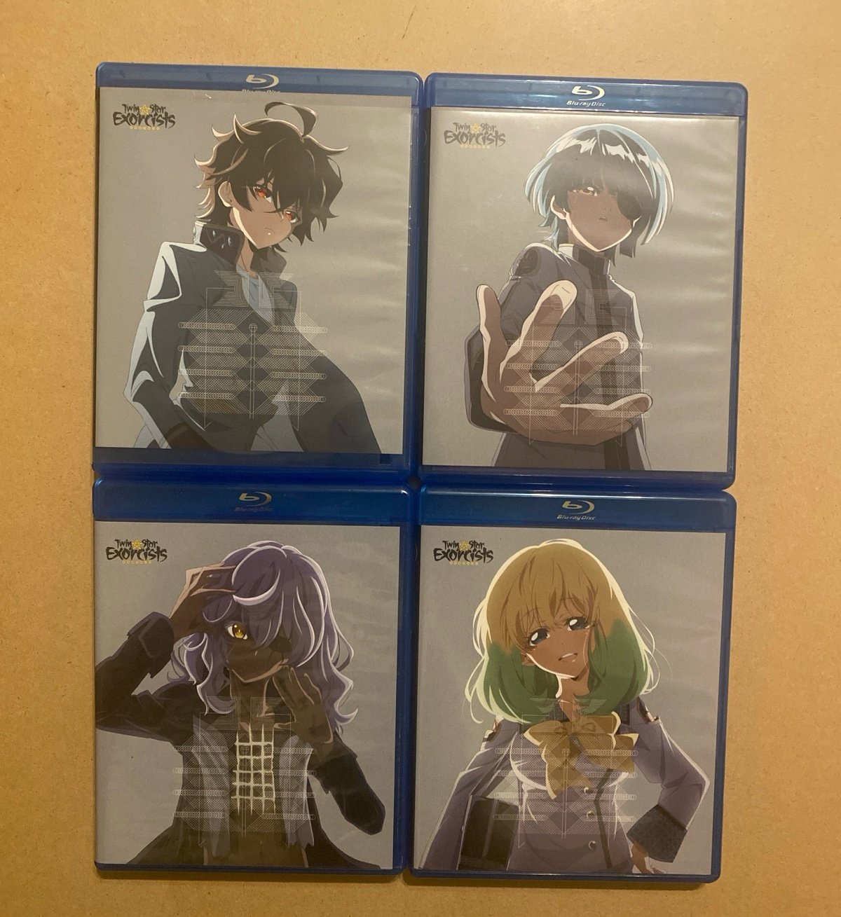 Twin Star Exorcists Parts 1-4 Blu-ray + DVD