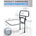 Heavy Duty Bed Rail for Senior & Elderly and People Falling Out of Bed