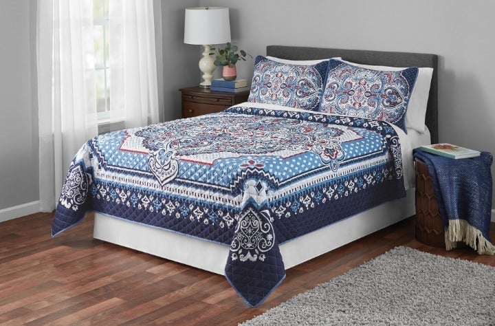 Mainstays Soraya Microfiber Quilt SET