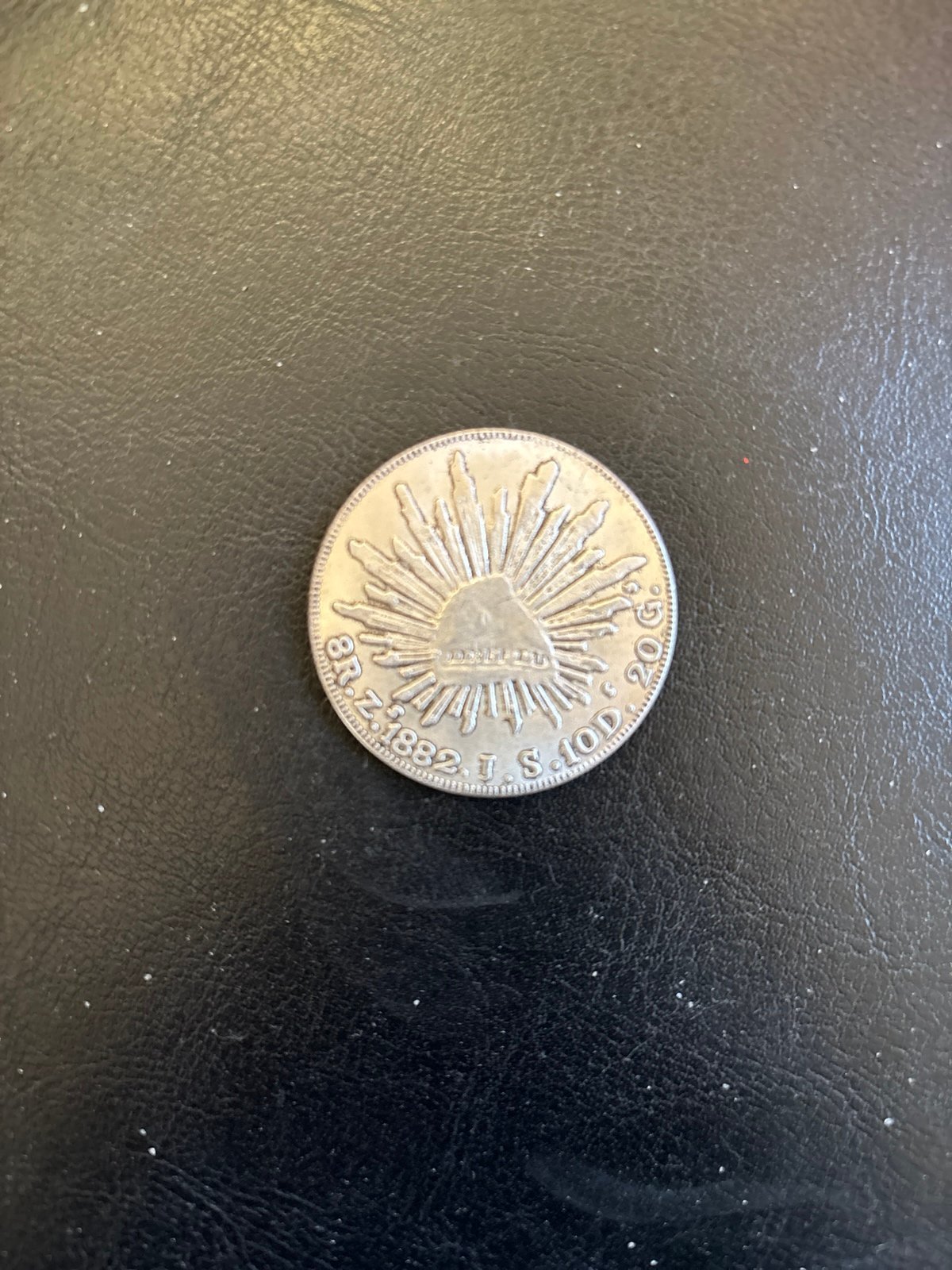 Mexico 1882 Go SB 8 Reales AU