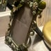 Ashleigh Manor Enameled Frogs Lily Pad Rhinestone Photo Frame