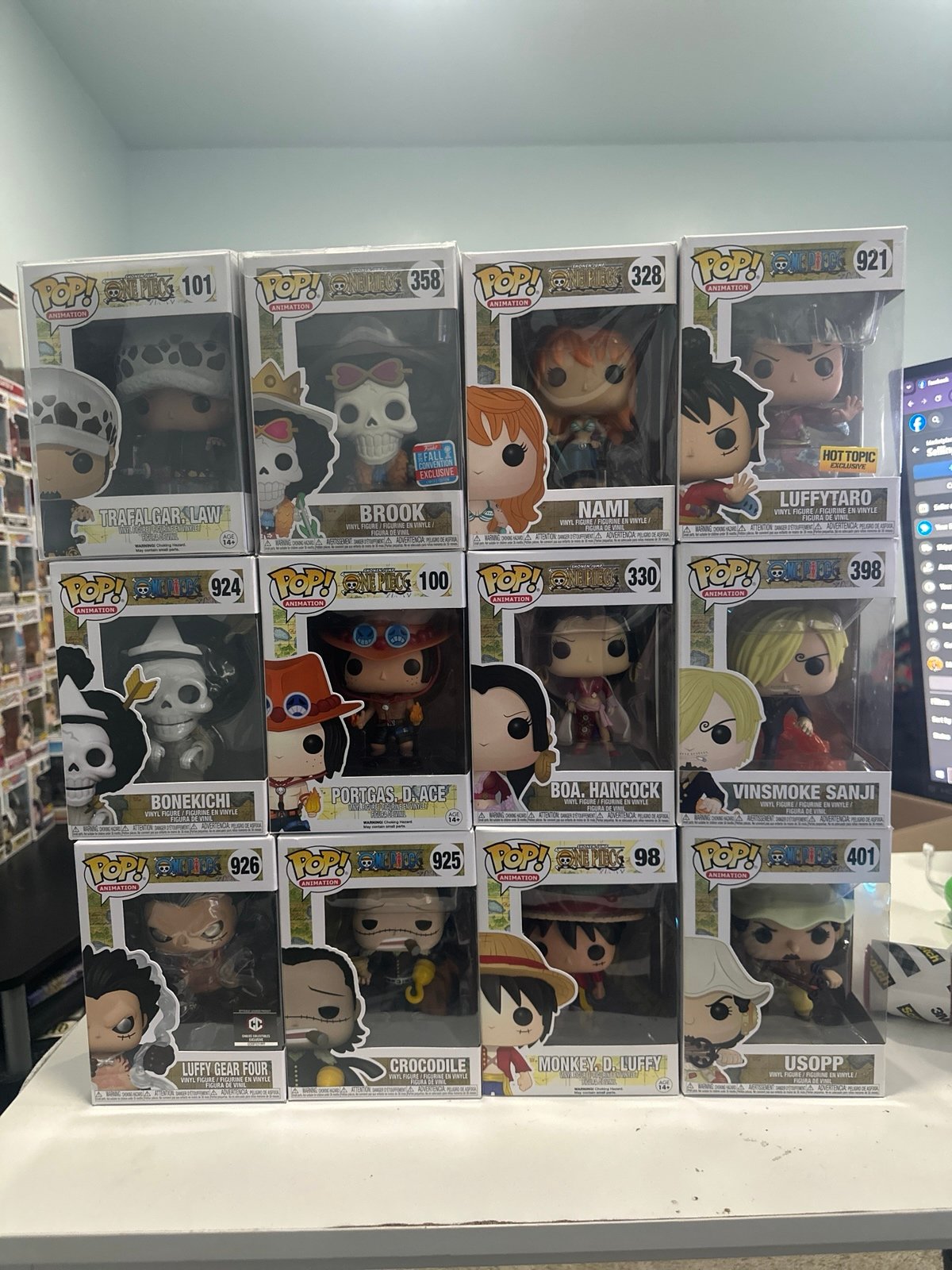 One piece Funko Pop lot
