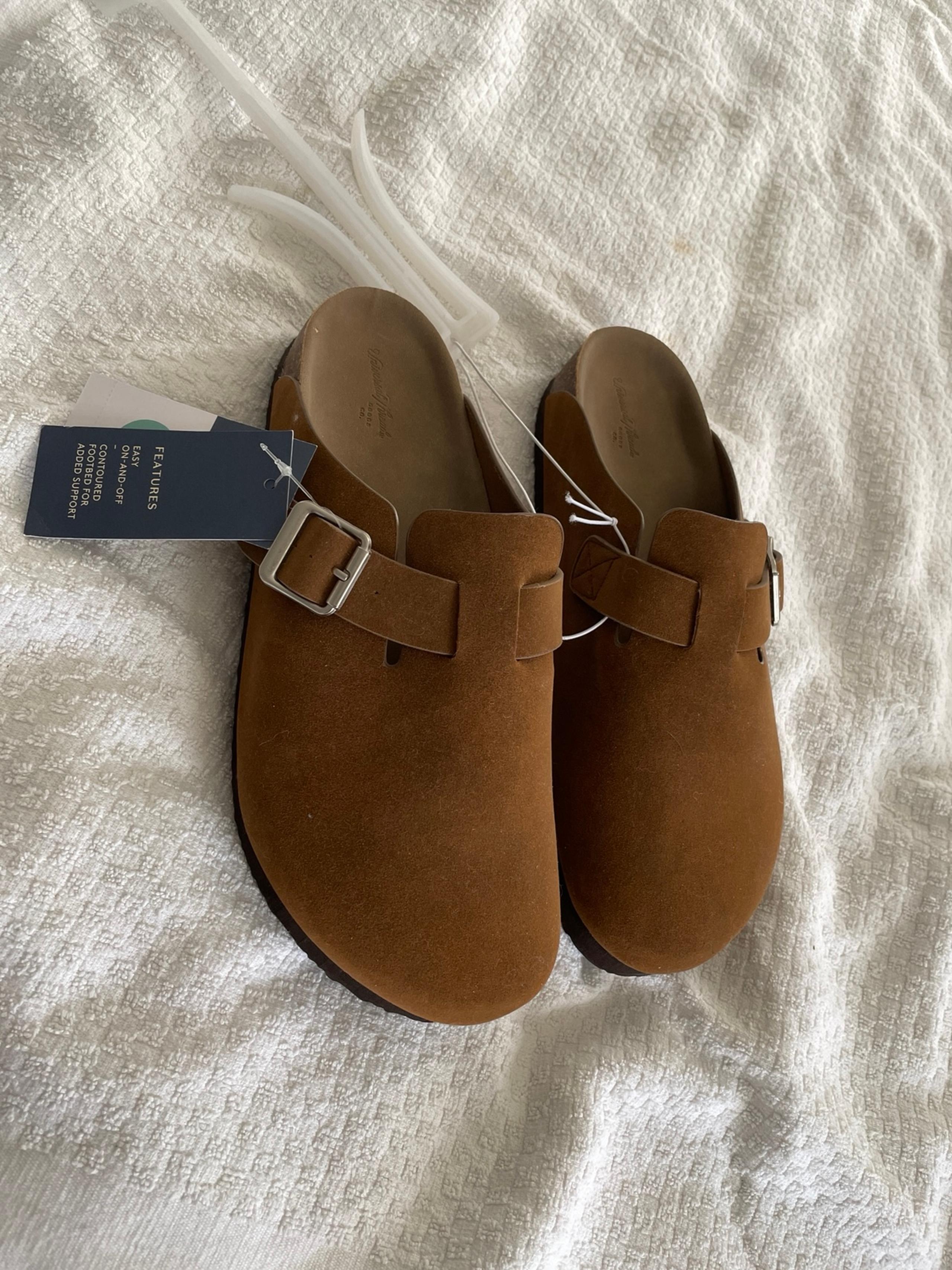 Womens Betsy Clog Mules Flats Universal Thread Cognac 9.5