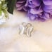 Sterling Silver Pearl Butterfly Ring