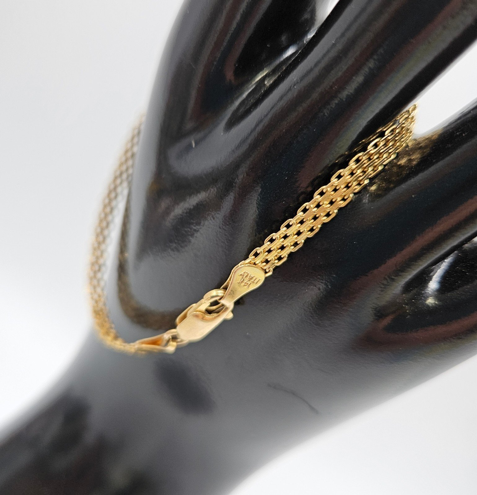 14kt Yellow Gold Vintage Star 57 AR Bracelet 7