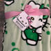 Hello Kitty st patricks blanket nwt