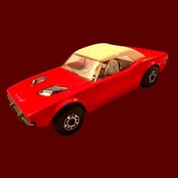 ORIGINAL Matchbox Superfast Dodge Challenger No 1 Red Lesney Made in England
