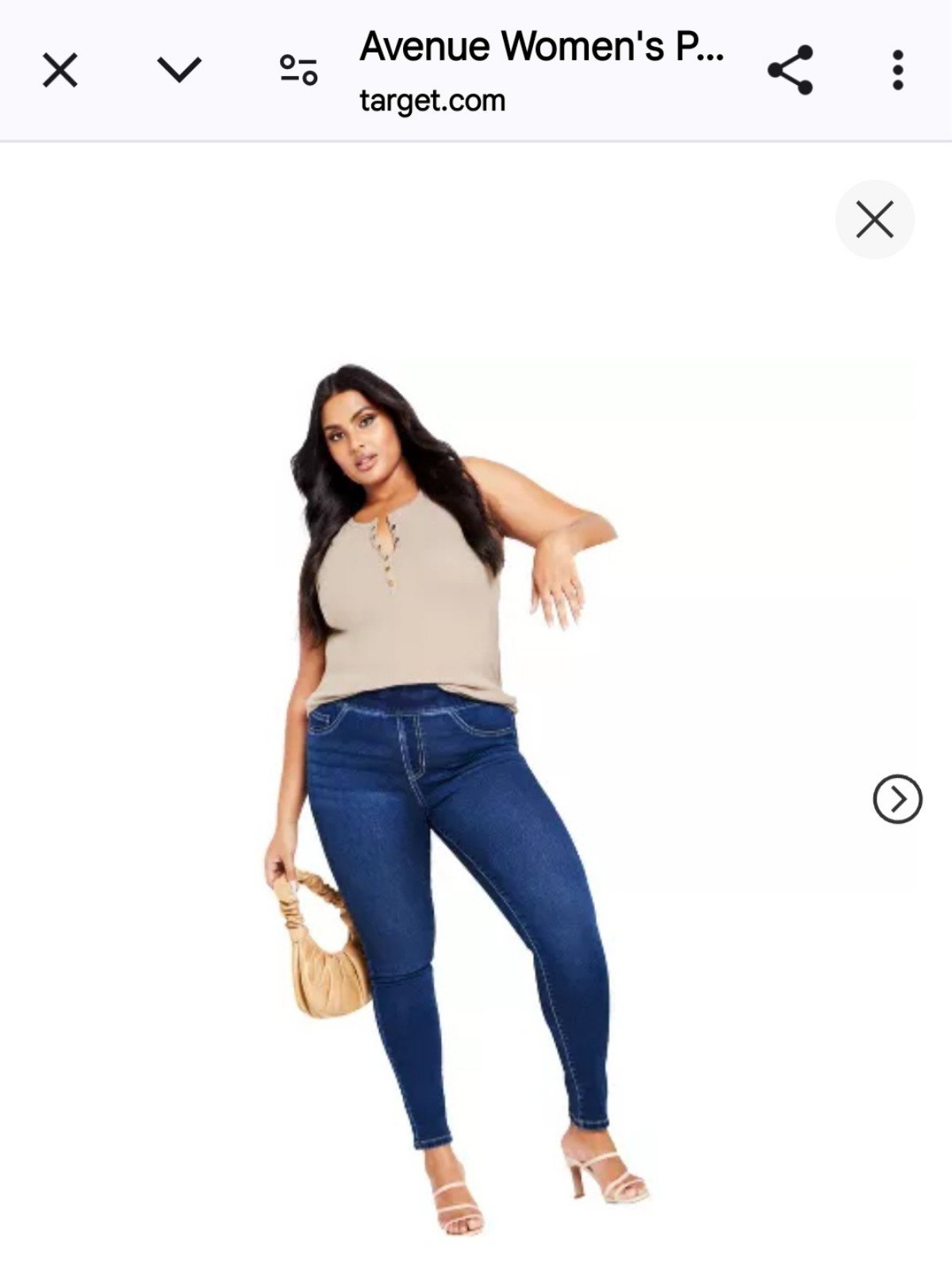 Avenue tall jeggings - detail