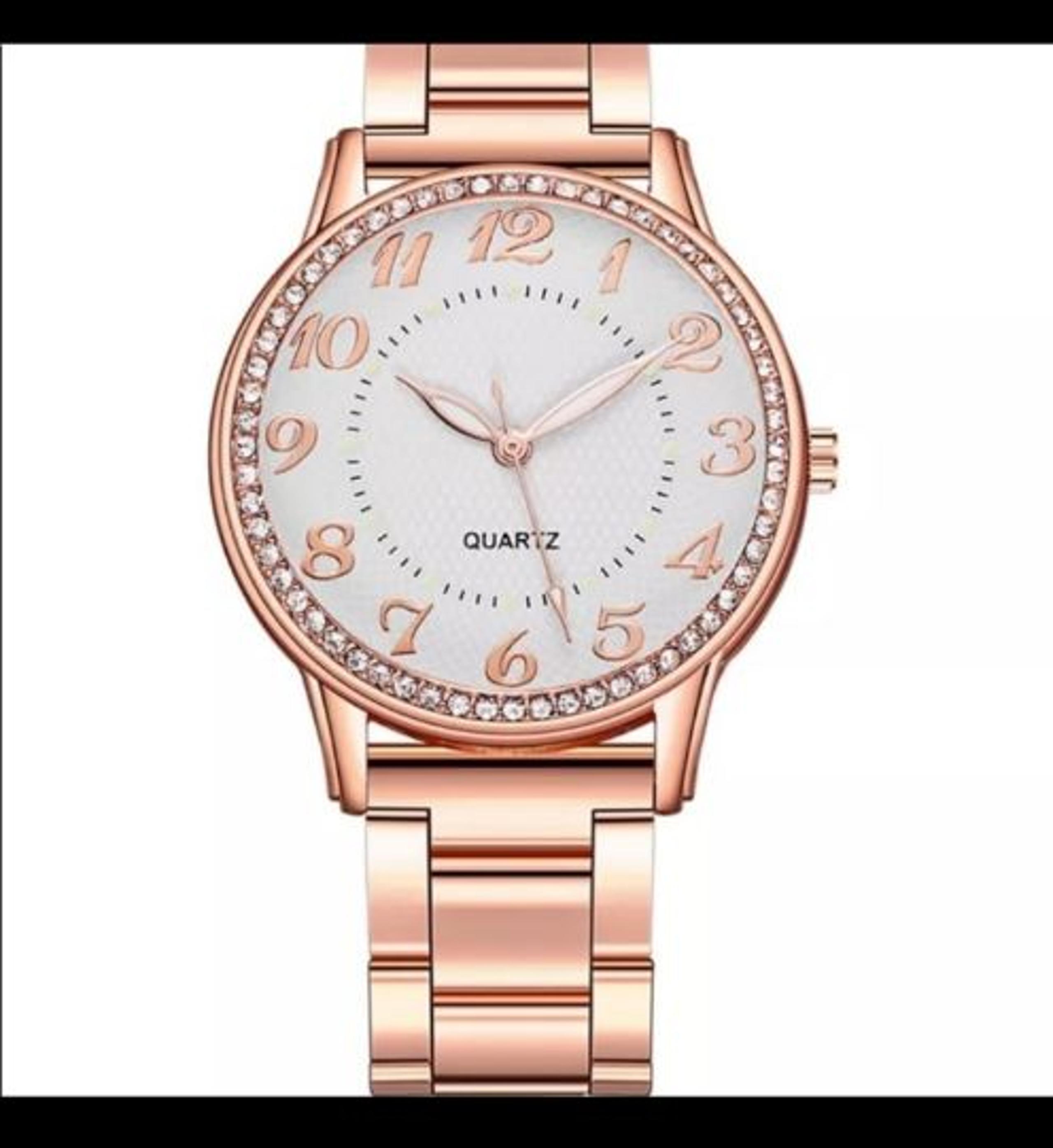Rose Gold Woman lover watch Luxury Watches Quartz Watch Stainless Steel Dial Cas