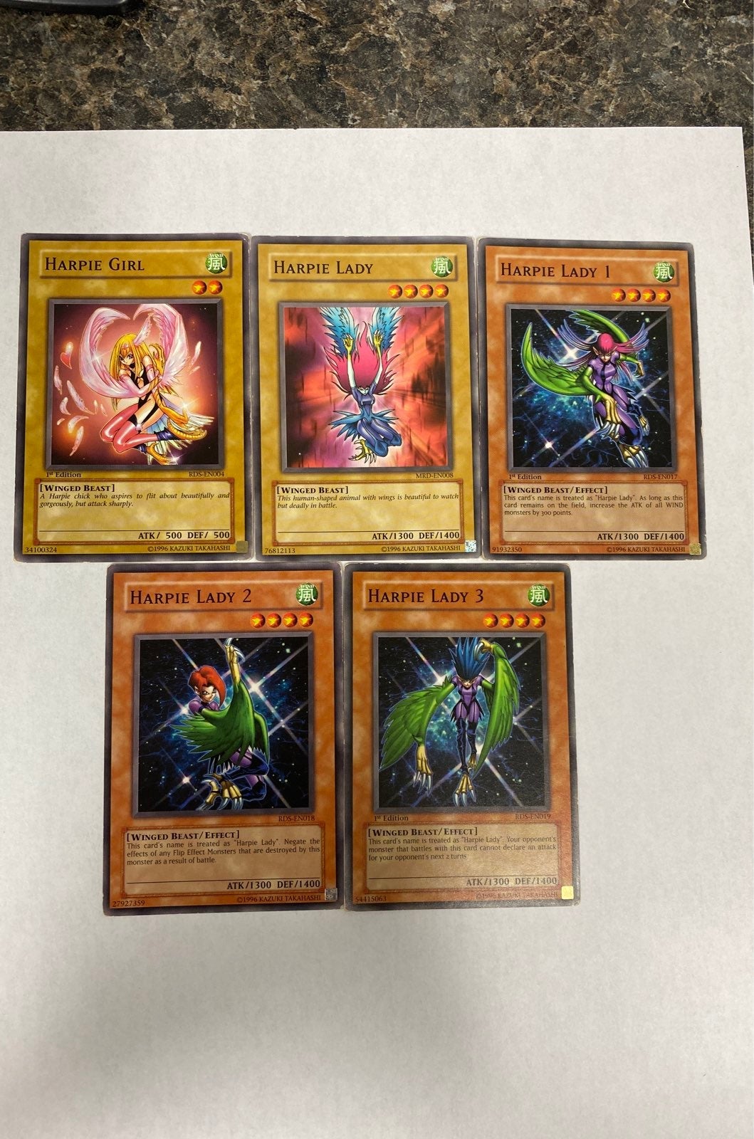 1st edition harpy lady lot