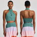 Derek Lam 10 Crosby - Chaya Halter Crop Top in Jade