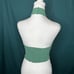 Derek Lam 10 Crosby - Chaya Halter Crop Top in Jade