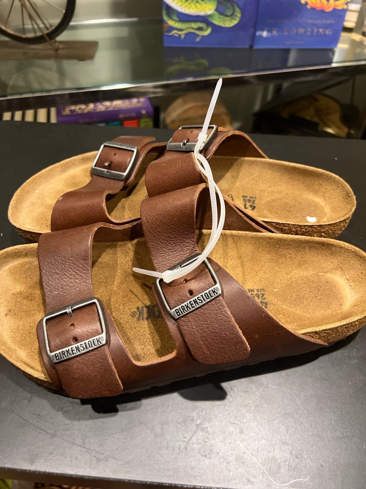 BIRKENSTOCK Arizona Leather Sandals size men 8