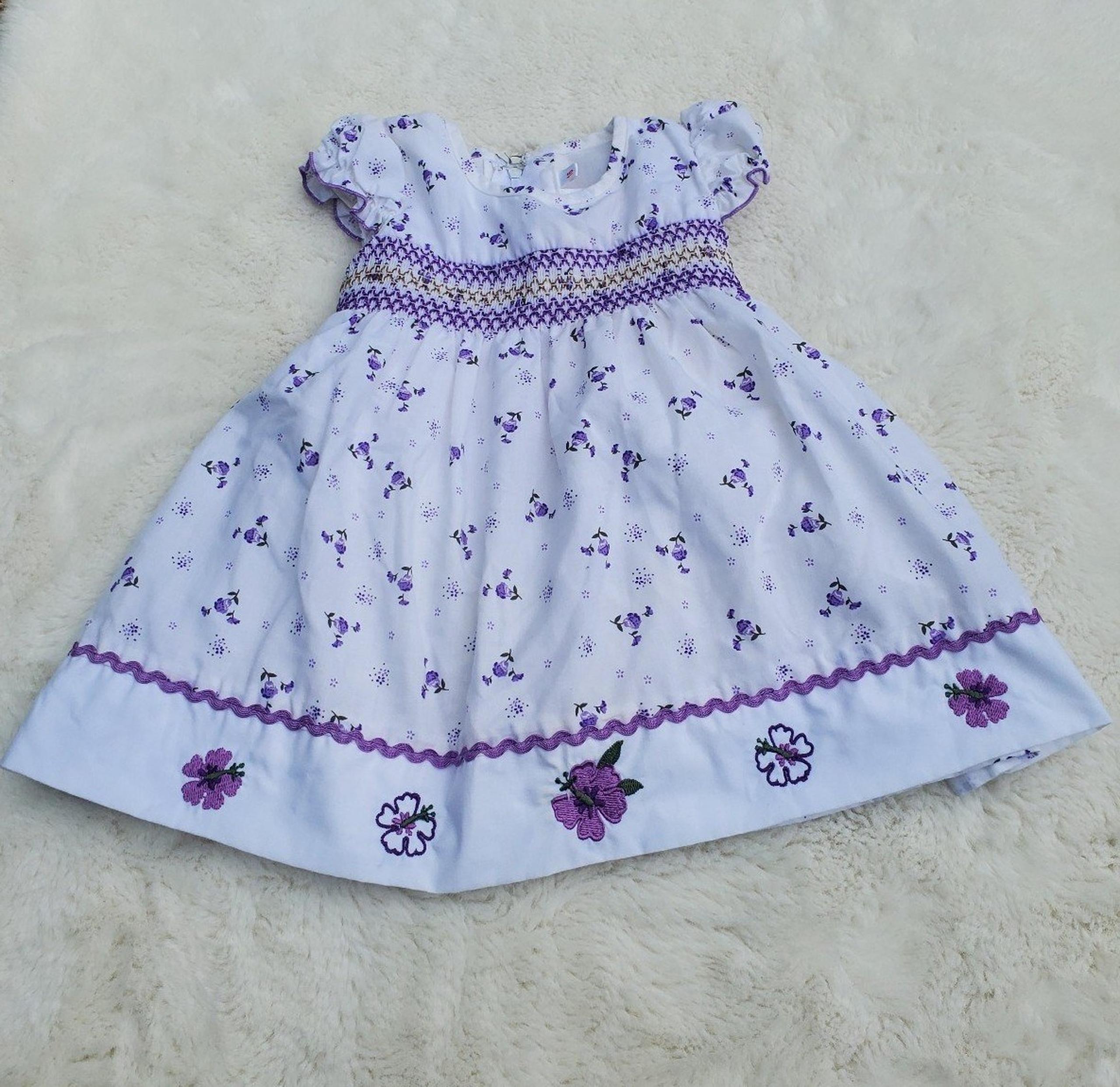 Cute embroidery dress size 12-18m