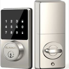 Keyless Entry Door Lock, Smart Lock with Touchscreen Keypad, Secure Deadbolt Loc