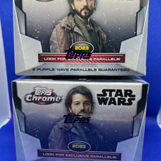 2023 Topps Chrome Star Wars 10-Pack Blaster Box (2 Box Lot)
