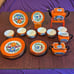 vtg antique 21-piece Tea Set Moschendorf Bavaria Germany Floral Porcelain PM
