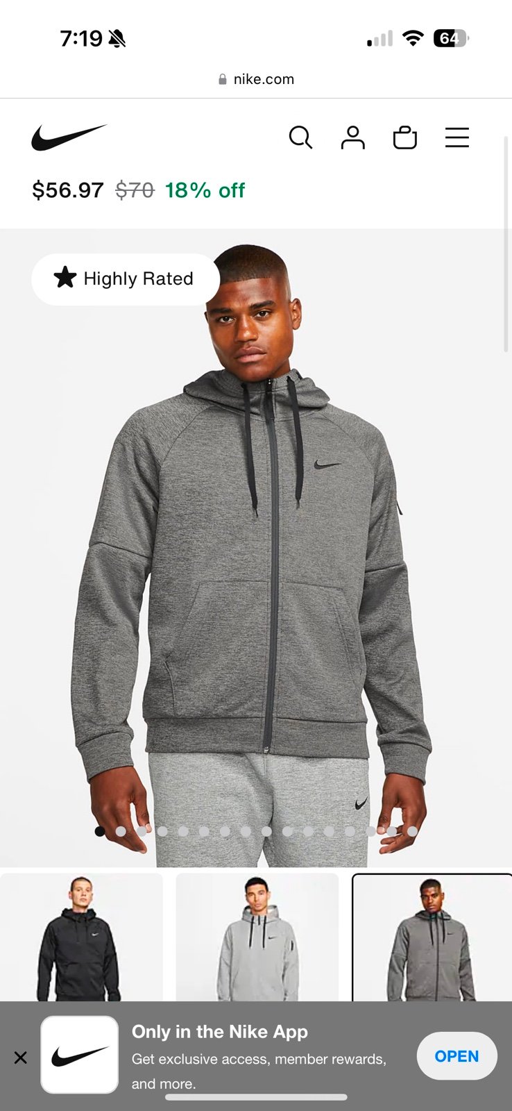 Nike Training Hoodie L nwt