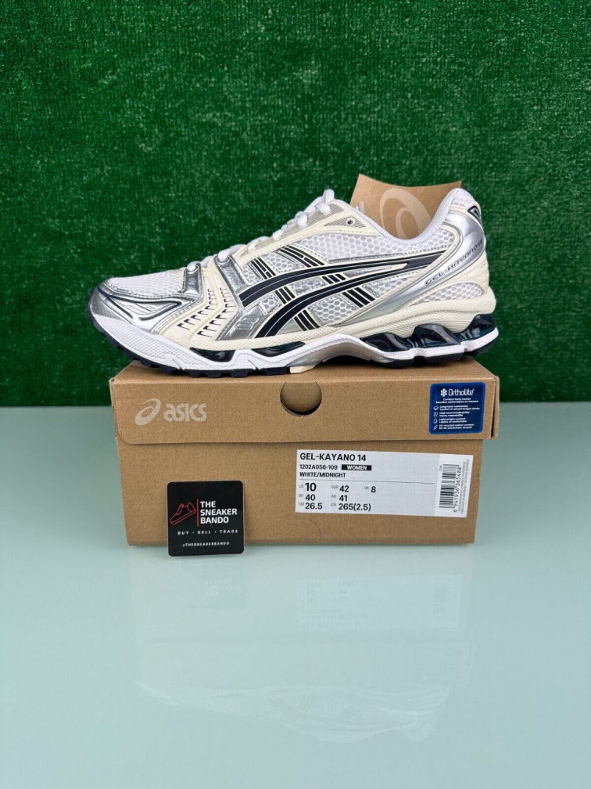 大人気! ASICS ★W GEL-KAYANO 14 WHITE MIDNIGHT★送料・関税込 23ss!!! ♥(W) Asics Gel-Kayano 14 White Midnight (asics