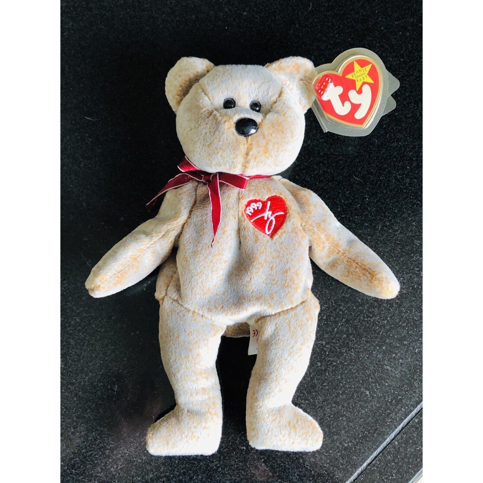 Ty Beanie Baby Babies RARE 1999 SIGNATURE Bear Excellent Condition RETIRED!