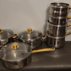 14 Pc Set Cuisine Cookware Command Performance Gold 4 Star 1995-1998