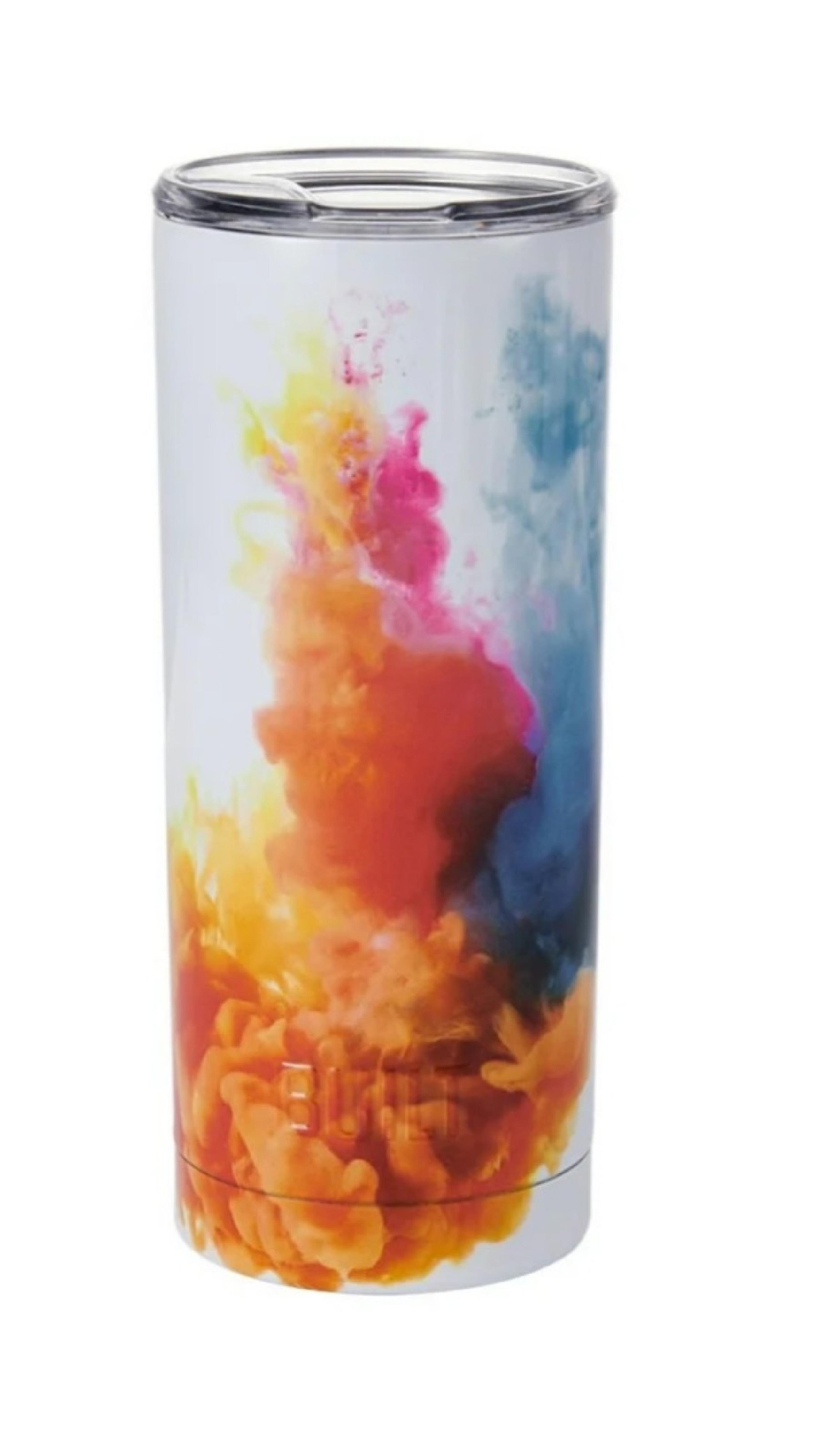 Built watercolor tumbler