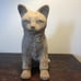 Concrete garden cat