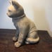 Concrete garden cat