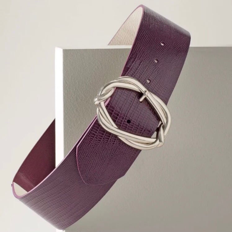WHBM | Molten Buckle Wide Belt