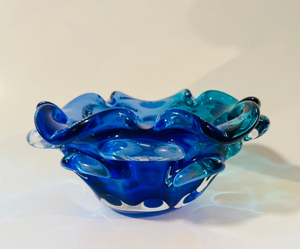 Vintage Murano Art Glass Bowl