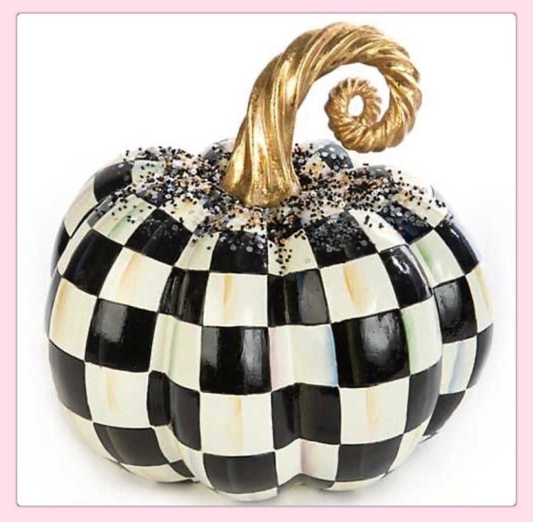 Mackenzie Childs Halloween Pumpkin BRAND NEW!!!