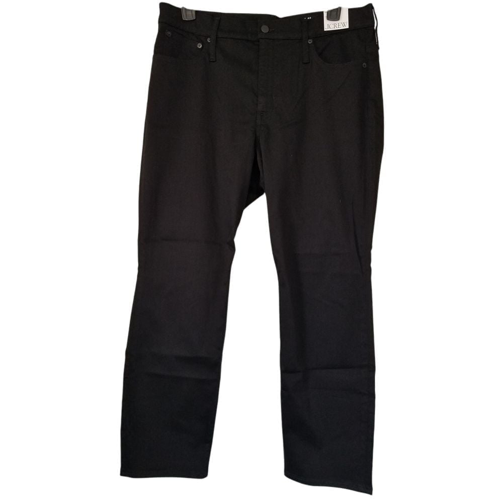 J, Crew Mid Rise Slim Jeans 2003 Super Size 33 Black NWT 128 CC545