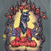 Silverchair Frogstomp Vintage 90’s 1995 Buddha Llama T-Shirt Blouse Size XL.