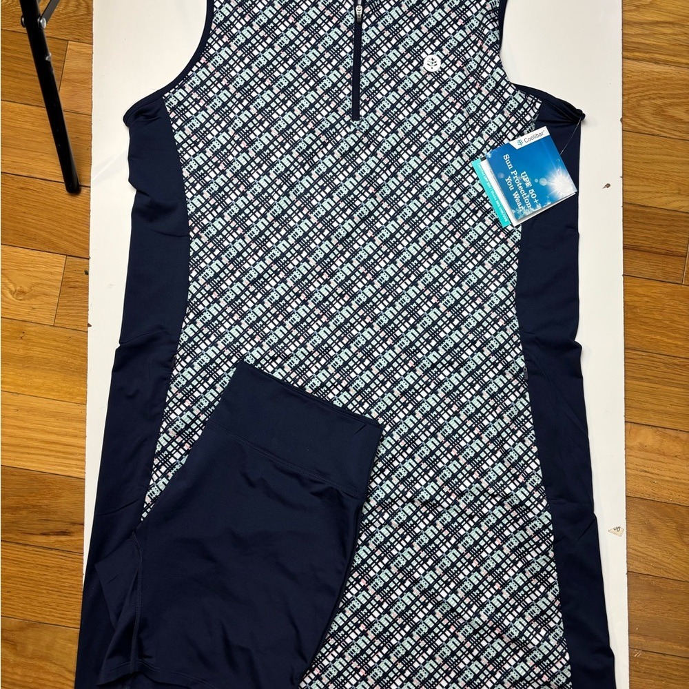 Coolibar Backspin sleeveless golf dress UPF50 sz M
