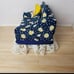 Miniature Dollhouse Daisy Floral Sofa 1:12 Scale Blue
