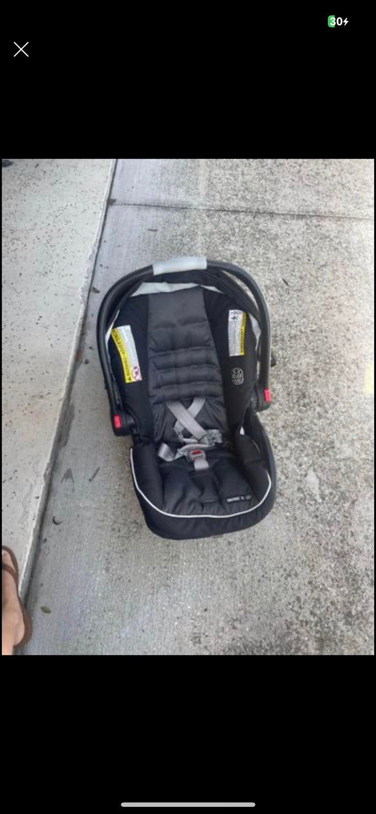 Graco snugride 35 with base OPEN BOX