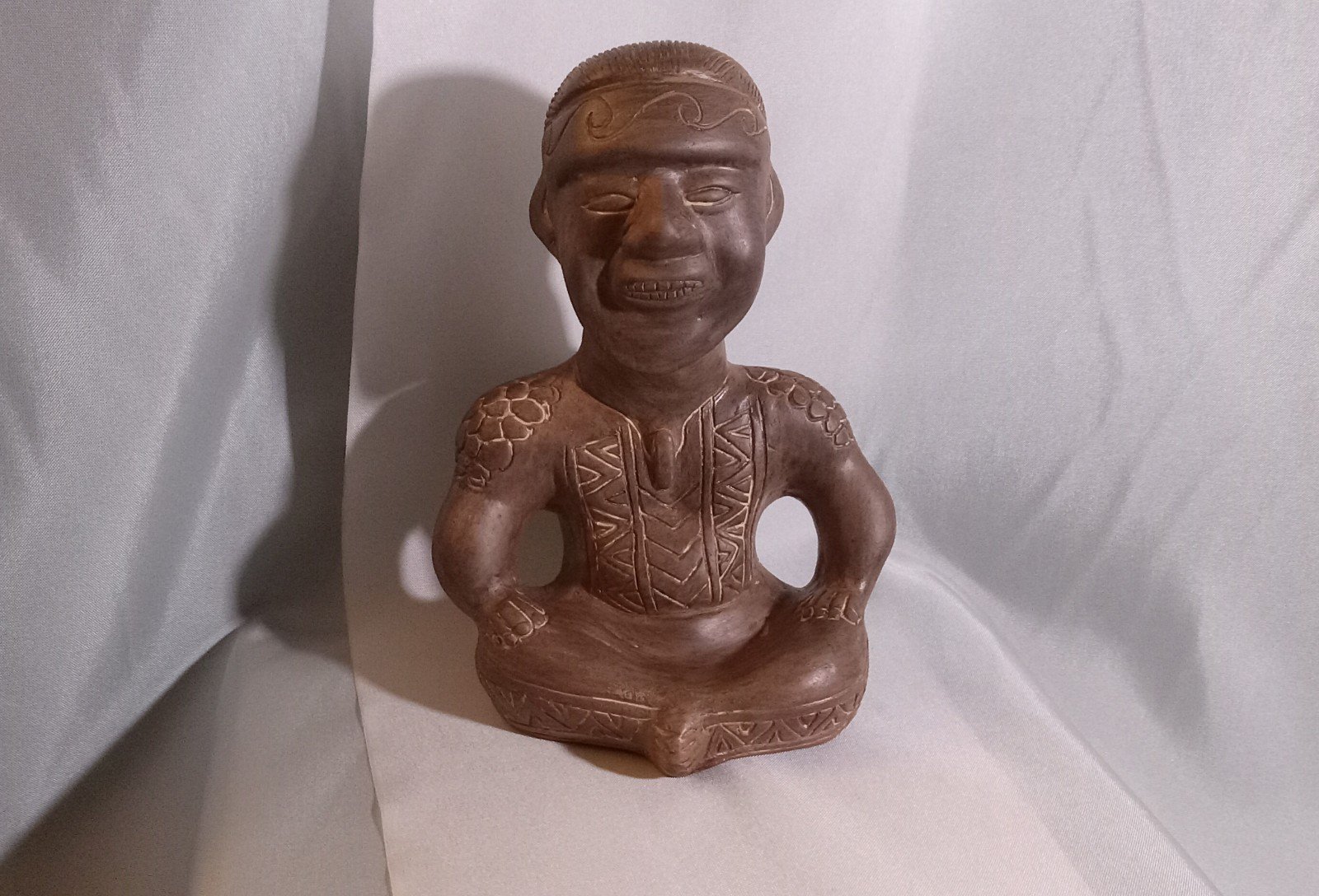 Clay Tribal Statue Vintage 1960's Primitive