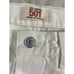 Levi's Jeans White 501 Button Fly Mens 34 X 34