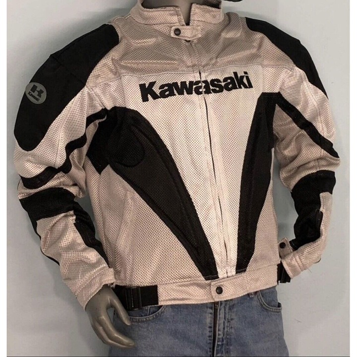 Kawasaki Riding Jacket XXL Men  With Armor, reflective stripes