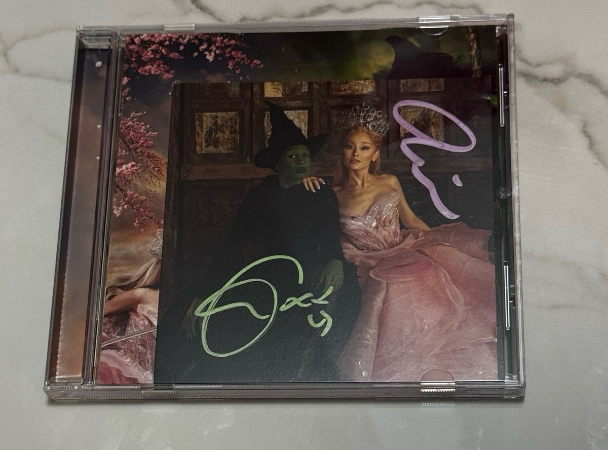 Signed Wicked CD - Ariana Grande Cynthia Erivo