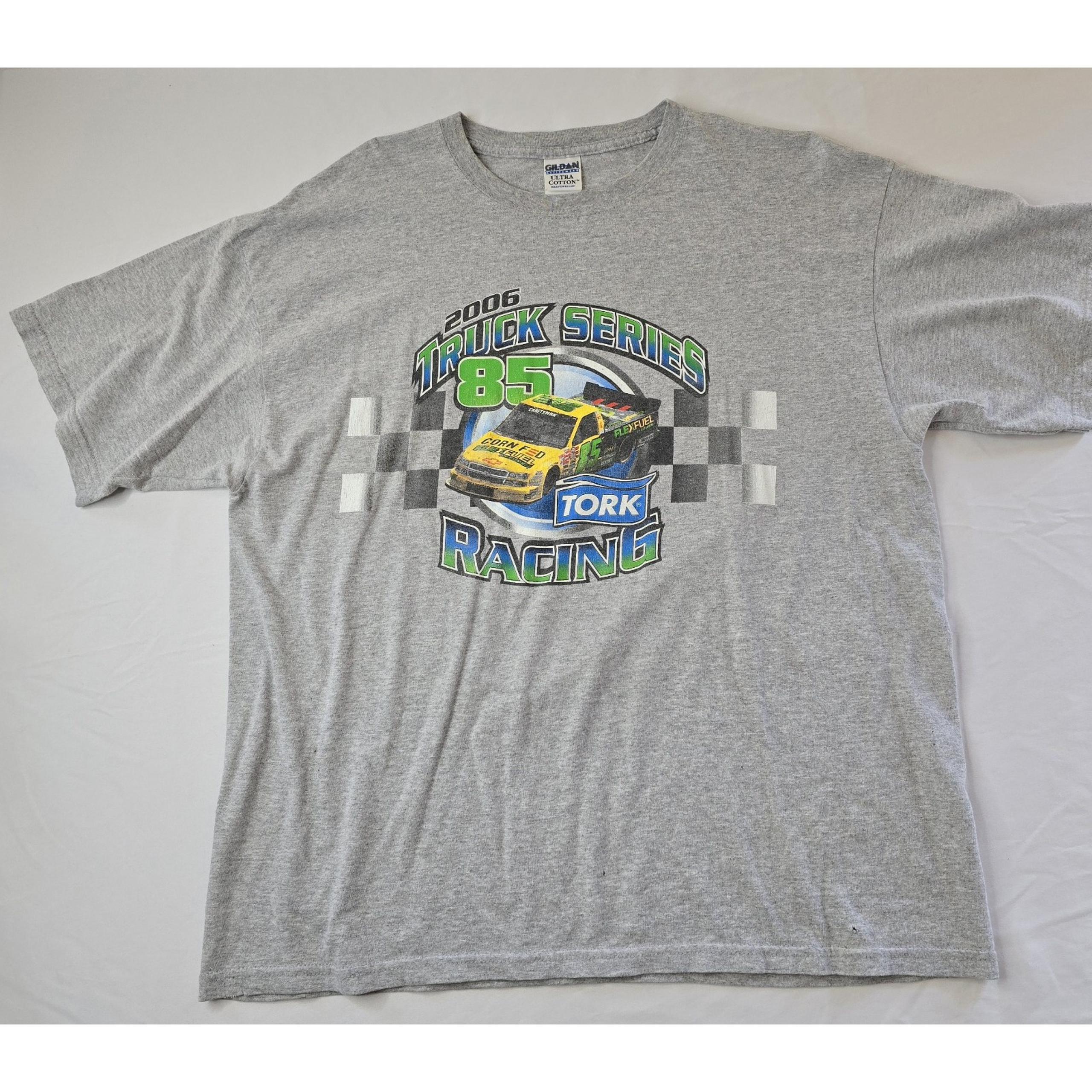 2006 Tork Racing Truck Series Schedule Short Sleeve T-Shirt Men's Grey XL