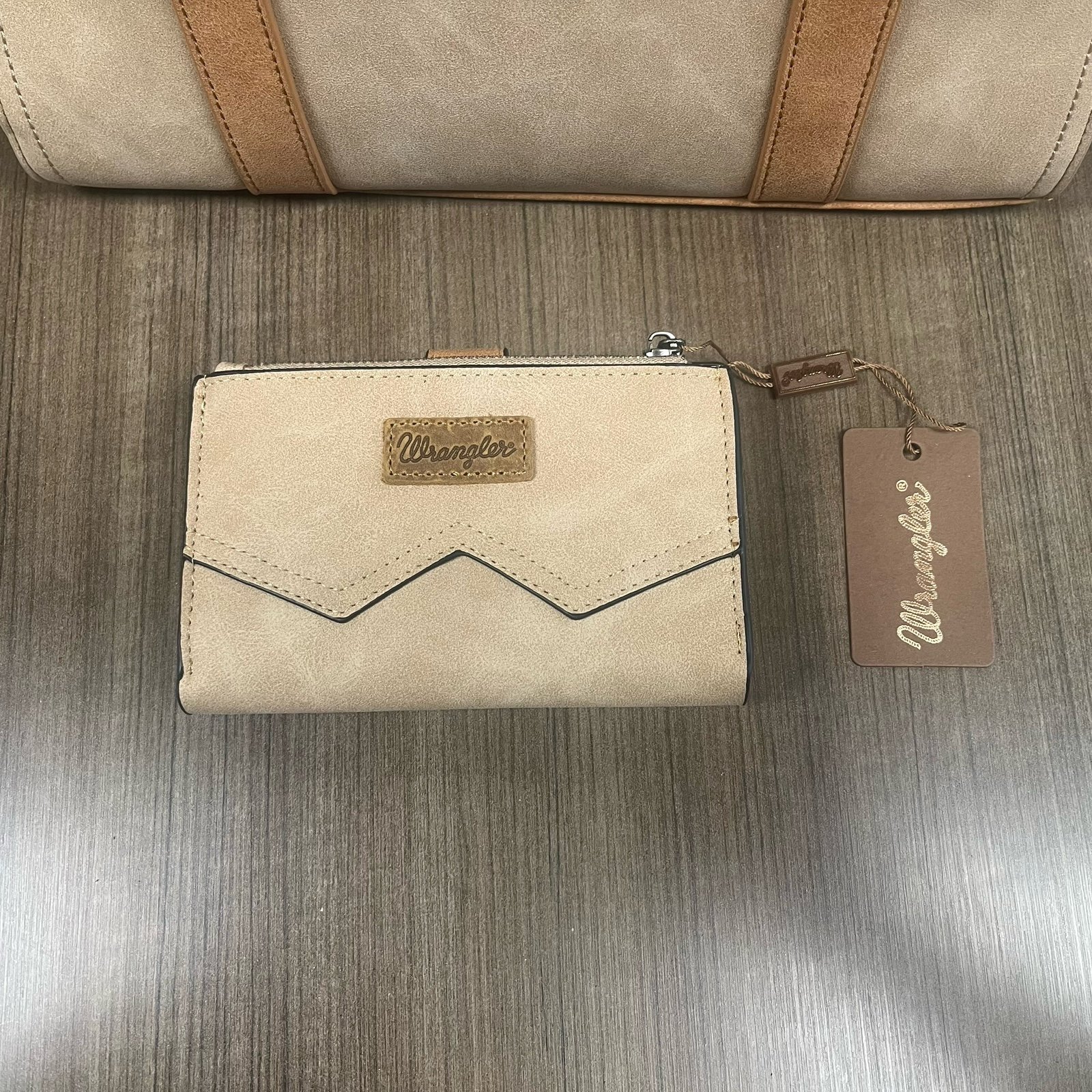 Wrangler Bi-Fold Tan Wallet