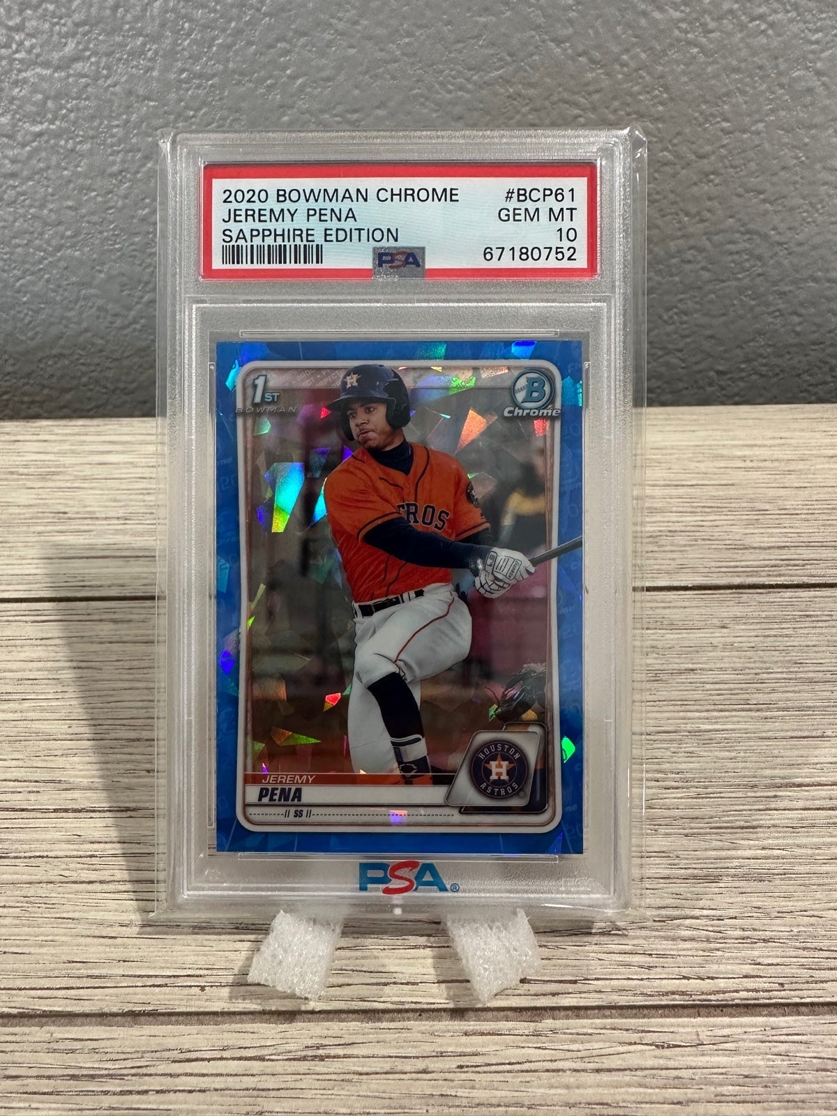 Jeremy Pena 1st Bowman Chrome