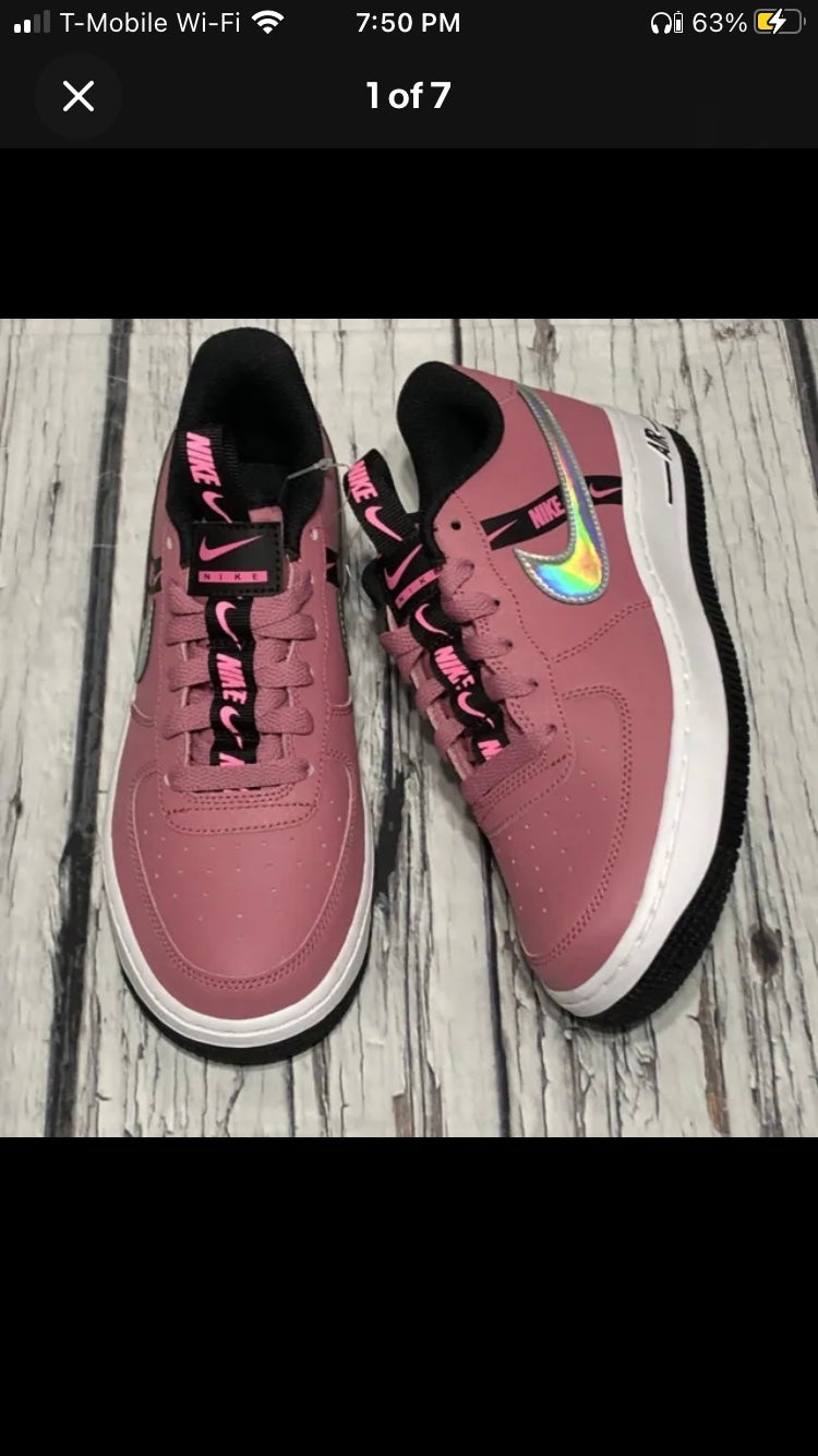 Sample Rare 3.5Y WMNS Size 5 Air Force 1 LV8 KSA GS Worldwide Pack Desert Berry